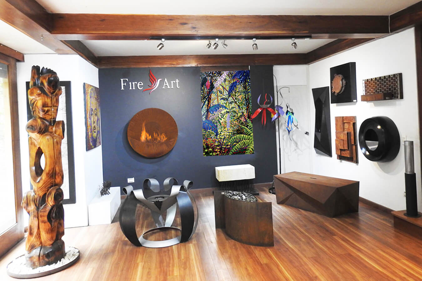 Fire Art - Chimeneas como obras de arte funcionales en Bogotá