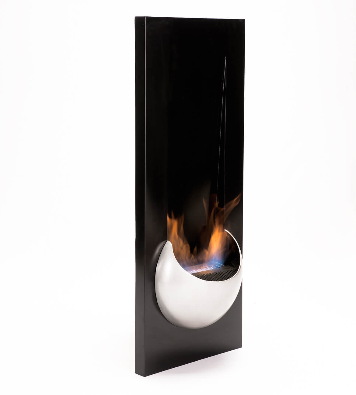Chimenea Fuego Ancestral en sala moderna - Diseño inspirado en la cultura Tairona bogotano